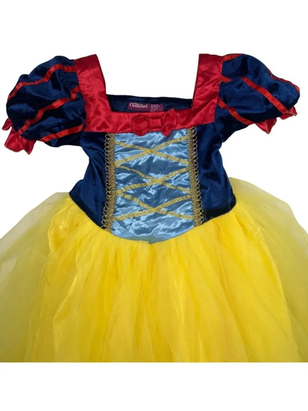 What A Character Snow White Costume Dress Girls M 7-8 Princess Halloween Cosplay